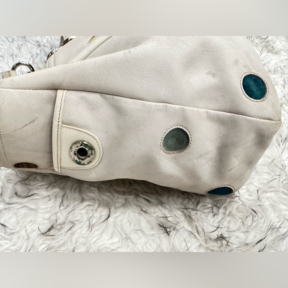 Coach Limited Edition Set (2) Tote Bag with Polka Dots + Wristlet 🚨WORN/As-Is - Picture 9 of 15